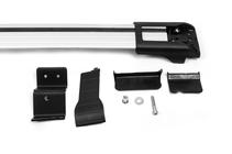 Dacia Duster 2018-2024 Barras de techo para rieles con llave Wingbar V1 (2 uds) Negro foto 4