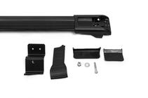 Dacia Duster 2018-2024 Barras de techo para rieles con llave Wingbar V1 (2 uds) Negro foto 6