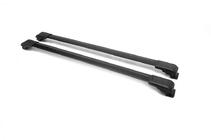 Dacia Duster 2018-2024 Barras de techo para rieles con llave Wingbar V1 (2 uds) Negro foto 10