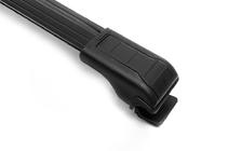 Dacia Duster 2018-2024 Barras de techo para rieles con llave Wingbar V1 (2 uds) Negro foto 11