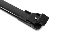 Dacia Duster 2018-2024 Barras de techo para rieles con llave Wingbar V1 (2 uds) Negro foto 12