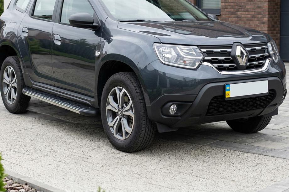 Renault Duster 2018-2024 Estribos laterales DURU (2 uds, aluminio) Image