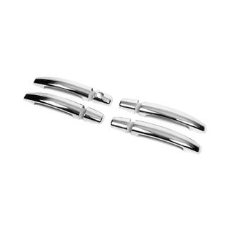 Cubiertas Cromadas para Manijas de Puerta (4 uds, Acero Inoxidable) foto 2