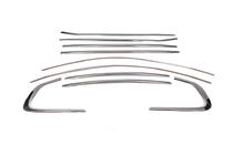 BMW X6 E71 2008–2014 Juego completo de molduras de ventana en acero inoxidable (10 piezas) foto 2