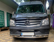 Mercedes Sprinter W906 2006–2018 Defensa frontal inferior Shark (acero inoxidable) 2013↗ foto 1