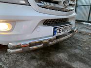 Mercedes Sprinter W906 2006–2018 Defensa frontal inferior Shark (acero inoxidable) 2013↗ foto 8