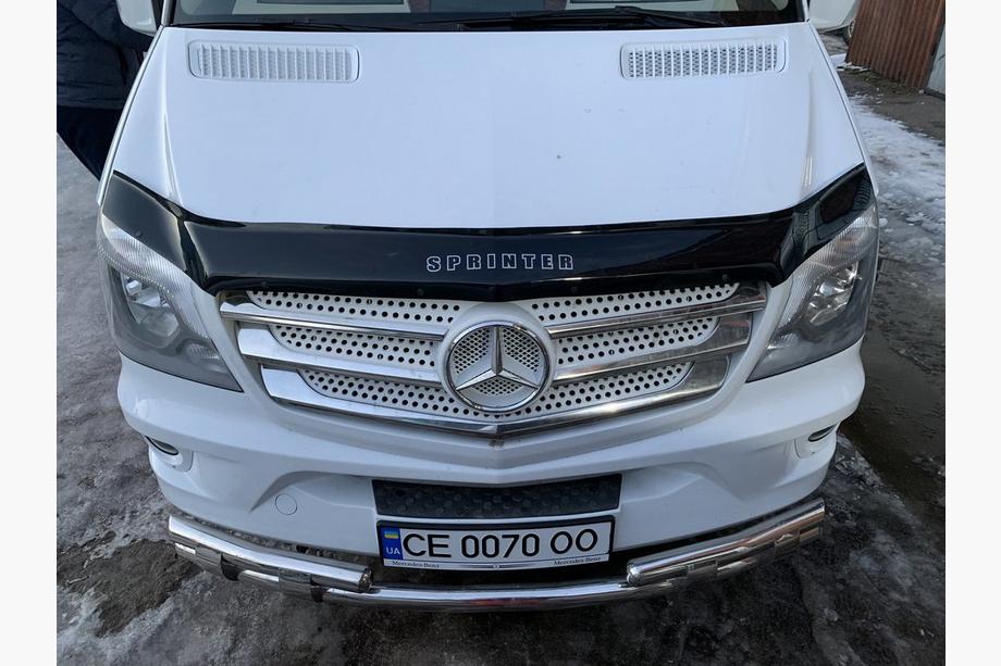 Mercedes Sprinter W906 2006–2018 Defensa frontal inferior Shark (acero inoxidable) Foto 7