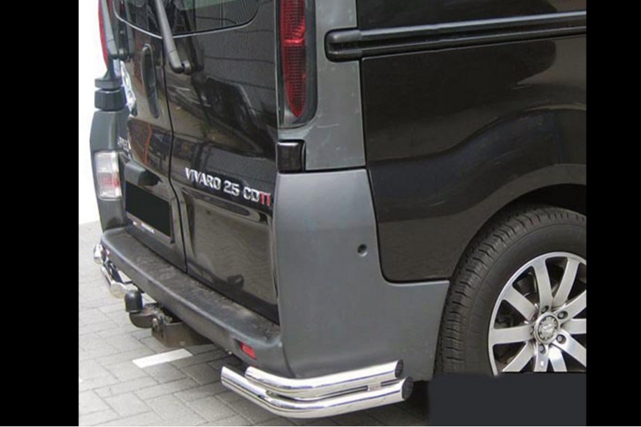 Opel Vivaro 2001–2015 Esquinas traseras AK003-doble (acero inoxidable) Image