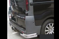 Renault Trafic 2001–2015 Esquinas traseras AK003-doble (acero inoxidable) foto 3