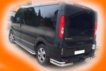 Renault Trafic 2001–2015 Esquinas traseras AK003-doble (acero inoxidable) foto 1