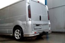 Renault Trafic 2001–2015 Esquinas traseras AK003-doble (acero inoxidable) foto 2