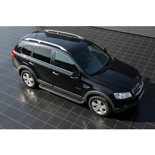 Estribos Laterales Tayga Black (2 uds., Aluminio) Chevrolet Captiva 2006-2019 foto 1