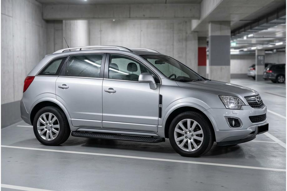 Opel Antara 2006-2017 Estribos Laterales Tayga Black (2 uds., Aluminio) 2007-2015 Foto 1