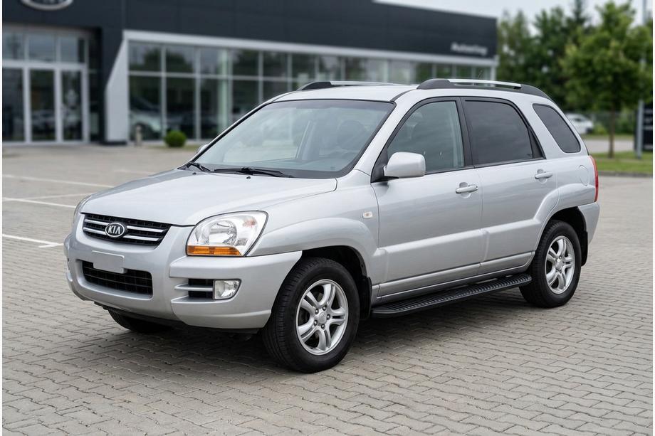 Kia Sportage 2004-2010 Estribos Laterales Tayga Black (2 uds., Aluminio) Foto 1