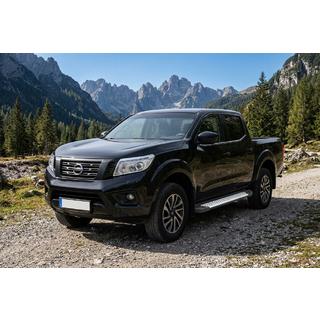 Estribos Laterales Allmond Grey (2 uds., Aluminio) Nissan Navara/NP300 2016- foto 1