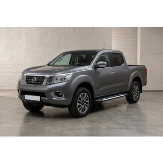 Estribos Laterales Sunrise (2 uds., Aluminio) Nissan Navara/NP300 2016- foto 1
