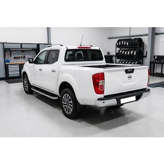 Estribos Laterales Tayga Grey (2 uds., Aluminio) Nissan Navara/NP300 2016- foto 1