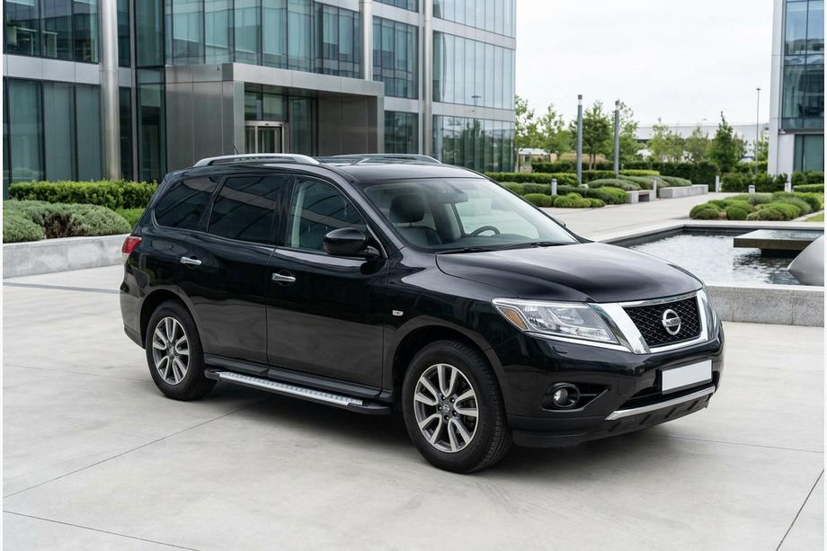Nissan Pathfinder R52 2012-2021 Estribos Laterales Allmond Grey (2 uds, Aluminio) Foto 1
