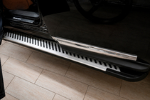Nissan Pathfinder R52 2012-2021 Estribos Line (2 uds, aluminio) foto 1