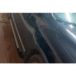Estribos Line (2 uds, aluminio) Nissan Pathfinder R52 2012-2021 foto 2