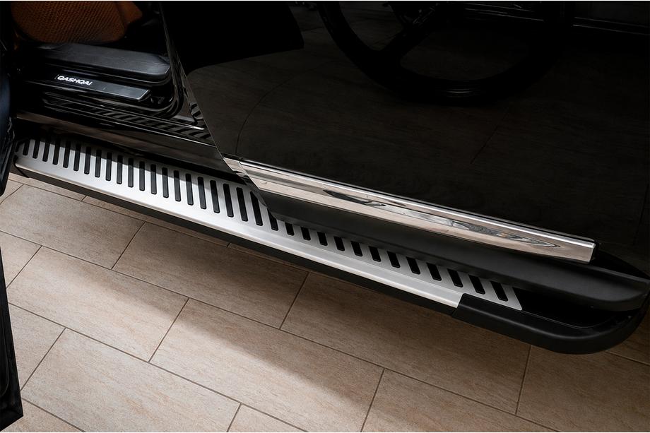 Nissan Pathfinder R52 2012-2021 Estribos Line (2 uds, aluminio) Image