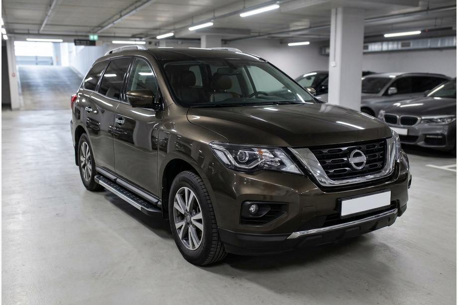Nissan Pathfinder R52 2012-2021 Estribos Laterales RedLine V1 (2 uds, Aluminio) Image