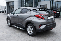 Toyota C-HR 2016-2023 Estribos Laterales Sunrise (2 uds., aluminio) foto 1