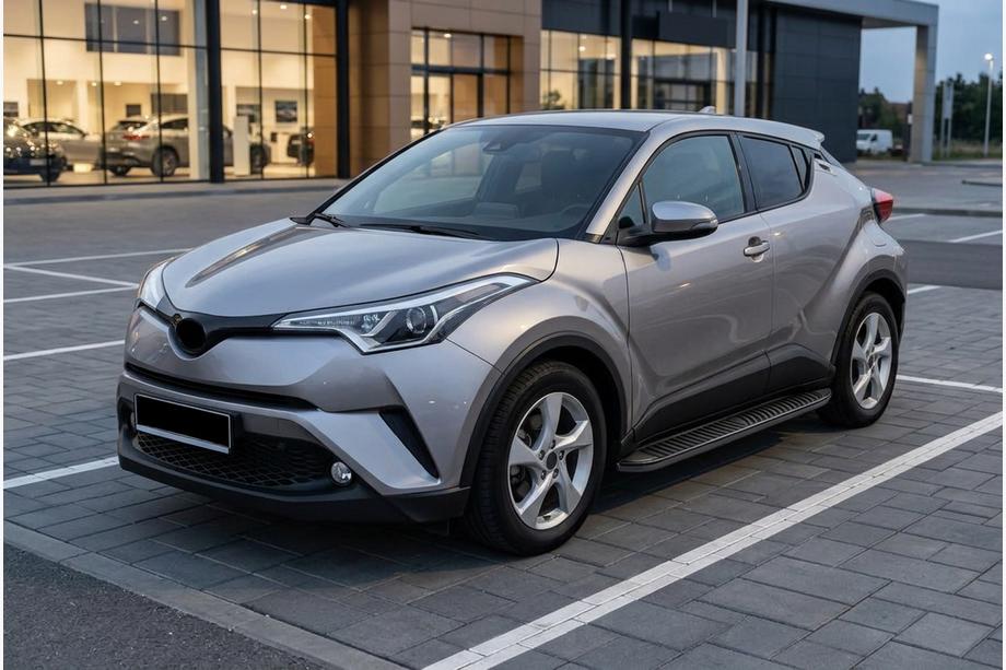 Toyota C-HR 2016-2023 Estribos Laterales Tayga Black (2 uds., aluminio) Image