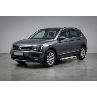 Estribos laterales Allmond Grey (2 uds., aluminio) Volkswagen Tiguan 2016-2023 foto 1