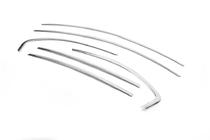 Chevrolet Captiva 2006-2019 Molduras superiores de ventana acero inoxidable (6 uds) foto 3