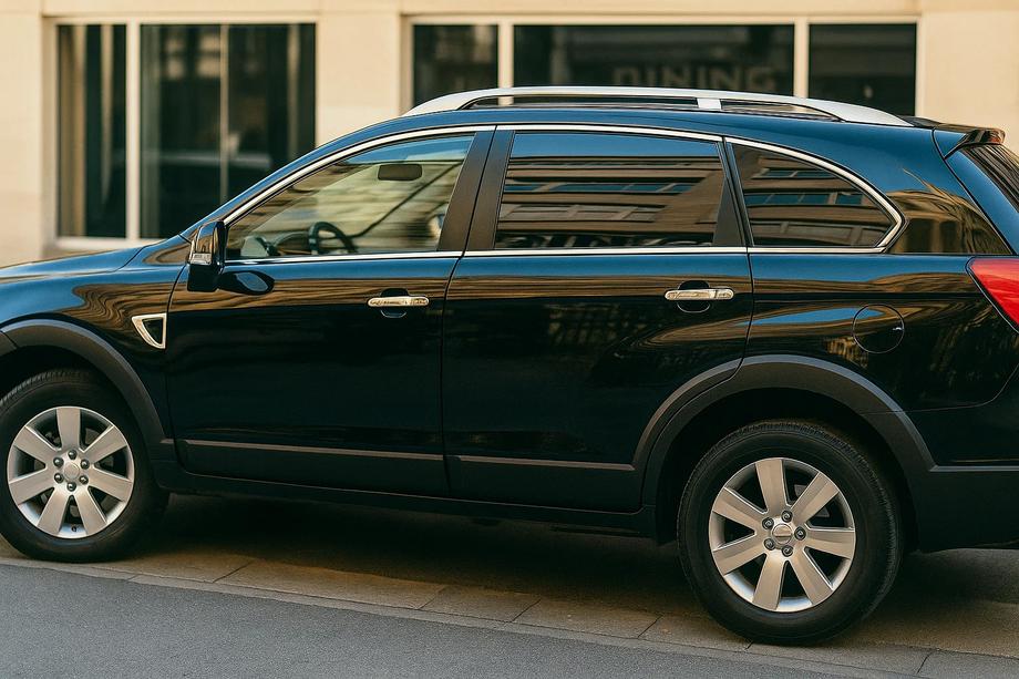 Chevrolet Captiva 2006-2019 Molduras superiores de ventana acero inoxidable (6 uds) Image