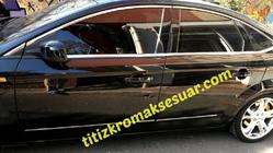 Ford Mondeo 2014-2022 Juego completo de molduras de ventanas acero inoxidable (12 uds) foto 2