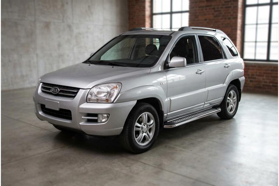Kia Sportage 2004-2010 Estribos Laterales Maydos V2 (2 uds., Aluminio y Acero Inoxidable) Foto 1