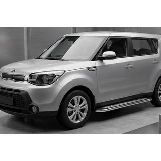 Estribos Laterales Maydos V2 (2 uds., Aluminio y Acero Inoxidable) Kia Soul II 2013-2018 foto 1