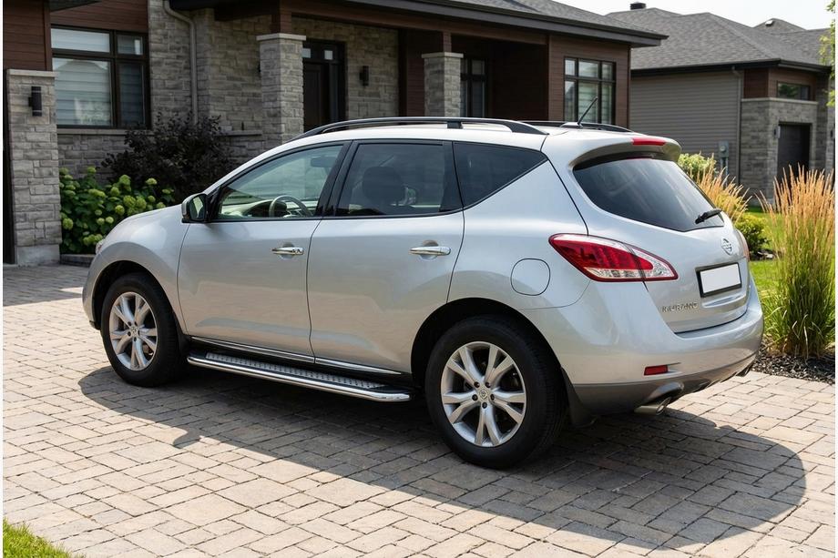 Nissan Murano 2008-2014 Estribos Laterales Maydos V2 (2 uds., Aluminio y Acero Inoxidable) Image