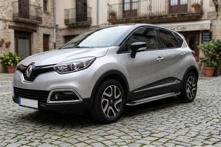 Renault Captur 2013-2019 Estribos Laterales Maydos V2 (2 uds., Aluminio y Acero Inoxidable) Image
