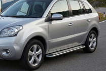 Renault Koleos 2008-2016 Estribos Laterales Maydos V2 (2 uds., Aluminio y Acero Inoxidable) foto 1