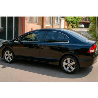 Juego completo de molduras de ventanas acero inoxidable (12 piezas) Honda Civic Sedan VIII 2006-2011 foto 1