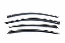 Volkswagen Passat B8 2015-2023 Deflectores de Ventana con Moldura Cromada SD (4 uds, Niken) foto 2