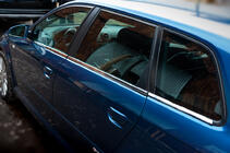 Audi A3 2003-2012 Molduras inferiores de ventana acero inoxidable foto 3