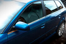 Audi A3 2003-2012 Molduras inferiores de ventana acero inoxidable foto 1