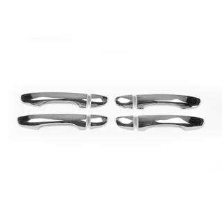 Cubiertas Cromadas para Manijas de Puerta (4 uds, Acero Inoxidable) foto 2