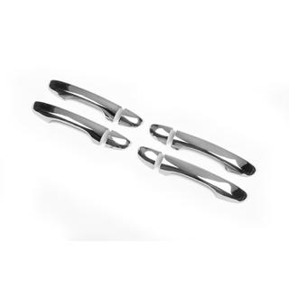 Cubiertas Cromadas para Manijas de Puerta (4 uds, Acero Inoxidable) foto 3