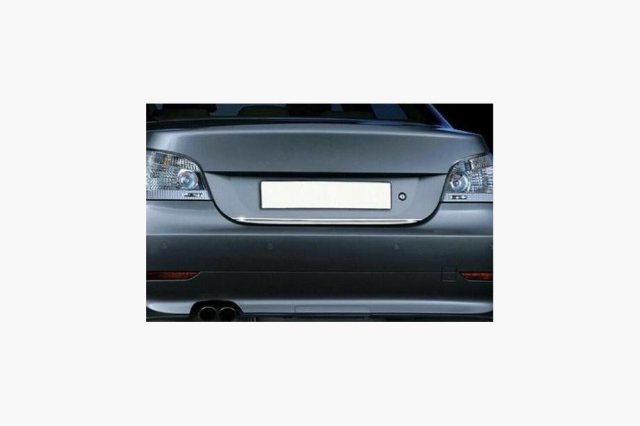 BMW 5 Series E60/E61 2003-2010 Moldura maletero acero inoxidable Foto 4