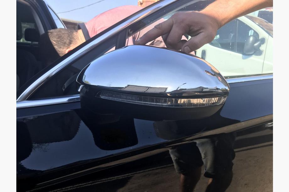 Volkswagen Passat B8 2015-2023 Cubiertas de Espejos EU (2 uds, Acero Inoxidable) Foto 2