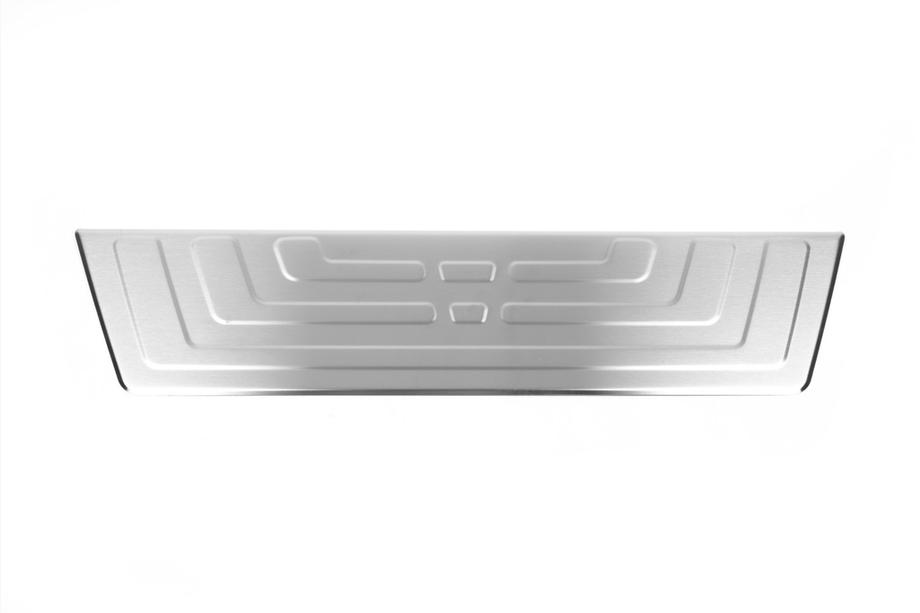 Volkswagen Amarok 2010-2022 Protector de parachoques trasero OmsaLine acero inoxidable mate Foto 2