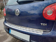 Volkswagen Golf 5 2003-2009 Protector de Parachoques Trasero Carmos Acero Inoxidable foto 5