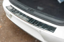 Volkswagen Golf 7/E-Golf 2012-2020 Protector de Parachoques Trasero Carmos Acero Inoxidable Familiar foto 1