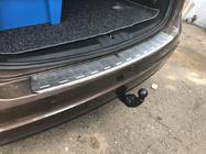 Volkswagen Sharan 2010-2023 Protector de Parachoques Trasero Carmos Acero Inoxidable foto 2