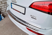 Audi Q5 2008-2017 Protector de Parachoques Trasero Carmos Acero Inoxidable foto 5